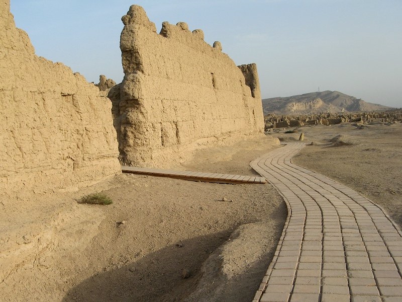 Ruins of the Buddhist Temple in Jiaohe