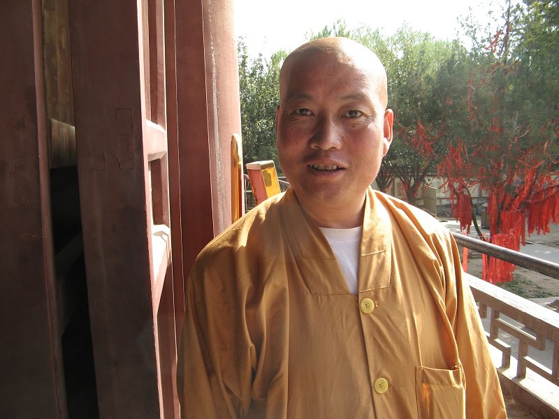 Monk at Green Dragon Temple